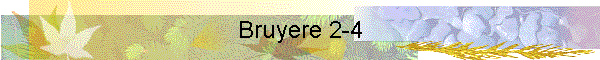 Bruyere 2-4