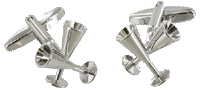 CL66 Cuff Links Wine Goblets 