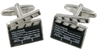 CL83 Cuff Links Clapper Board 