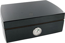 NEW HU15- Carbon Fibre Effect Humidor