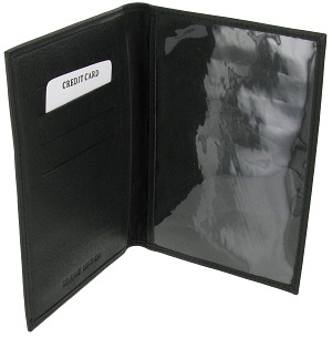 PPC1 Passport Cover Black Nappa