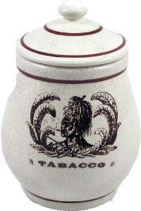 Antico Tobacco Jar Indian - SAV451