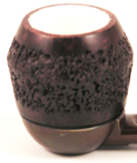 Falcon Standard Rustic Meerschaum Lined Bulldog Bowl FAL06