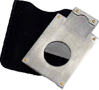 Cigar Cutter rectangular with pouch CC3