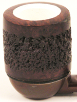 Falcon Standard Rustic Meerschaum Lined Dublin Bowl FAL06