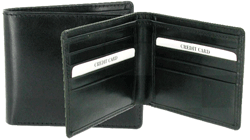 NC14 Black Leather Note Case 