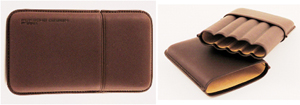 Porsche Design Leather Cigar Case PD155 Brown
