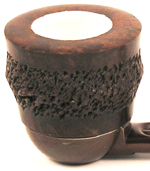 Falcon Standard Rustic Meerschaum Lined Plymouth Bowl FAL06