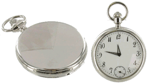 PWO3 Silver Coloured Quartz Open Face 